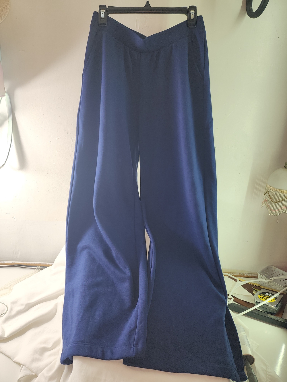 a new day Wide-Leg V-Waist Navy Pants